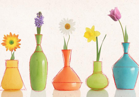 Как нарисовать вазу поэтапно карандашом. Как нарисовать вазу с цветами, с фруктами для начинающих