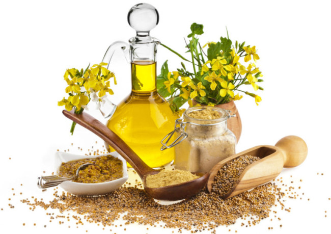 Mustard and burdock oil