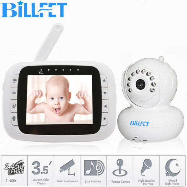 2-4GHz-Wireless-3-5inch Font--B-LCD-B-Font-Baby-วิดีโอจอภาพ-ชุดดิจิตอลทารก