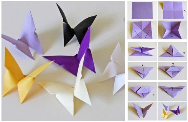 origami kupu-kupu.