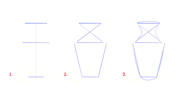 Как нарисовать кувшин карандашом поэтапно для начинающих 5 класс