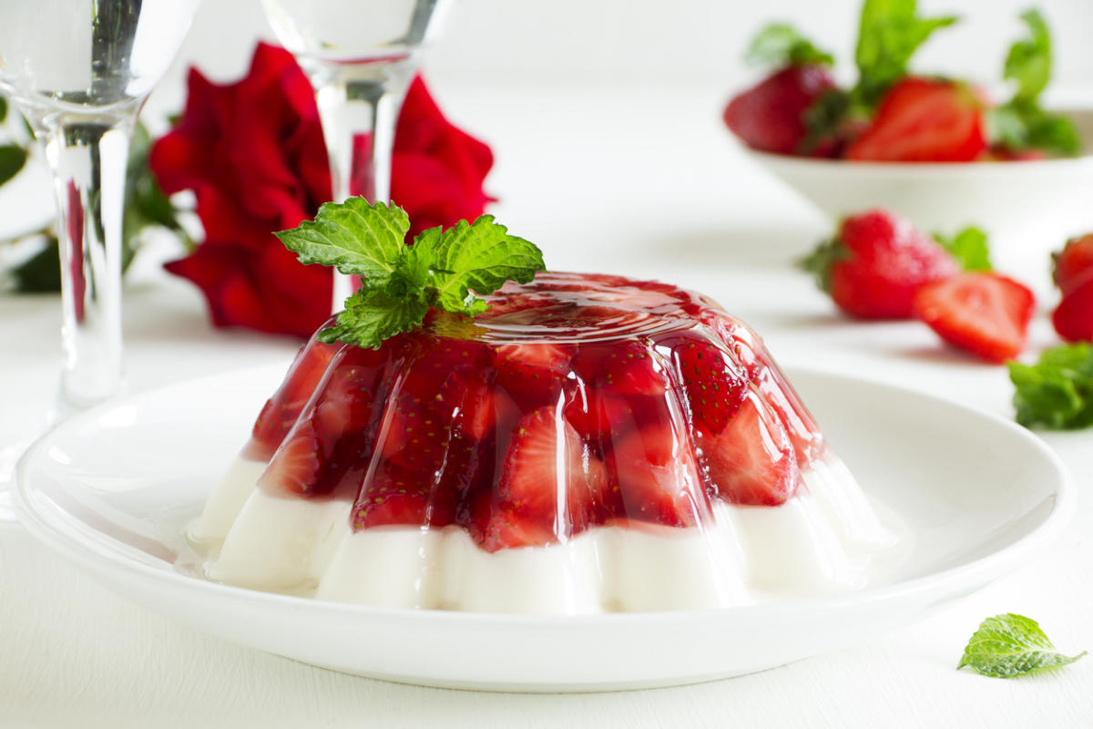 Panna Cotta с клубникой