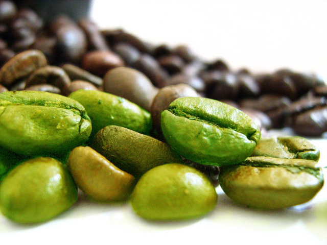 Green slimming coffee