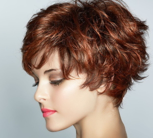 Short haircuts for a round face