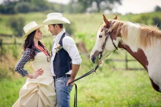 estilo rural na roupa. imagens em estilo country para homens e mulheres, foto