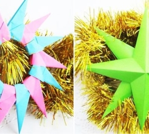 Πώς να φτιάξετε ένα ογκομετρικό αστέρι από χαρτί και χαρτόνι με τα χέρια σας. Πρότυπα και σχέδιο για το χύμα αστέρι το κάνουν μόνοι σας. Πώς να φτιάξετε ένα χύμα αστέρι στην τεχνική origami