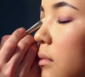 Makeup Lessons for Asian eyes. How to apply makeup for Asian eyes with hanging eyelids - instruction