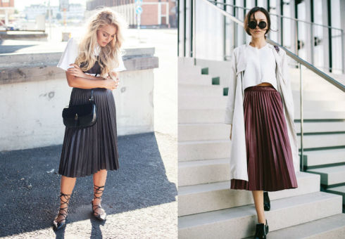 Какво да носи пола на Plears - снимка на модни снимки. Как да нося пола АД през зимата