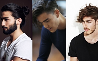 Corte de cabelo masculino 2018. Corte de cabelo para adolescentes, crianças e homens em curto, cabelo médio - novo 2018