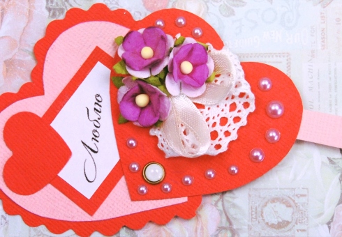 How to make Valentine with your own hands. How easy and beautifully make Valentine's paper at home