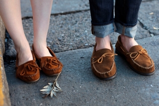 What to wear women's, men's, children's moccasins - Photo. How to wear moccasins