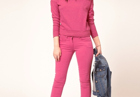 Fashionable women's pants. What to wear pink pants