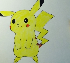 როგორ დავხატოთ Pikacho Phased Pencil. დახაზეთ Pikacho on უჯრედების დამწყებთათვის