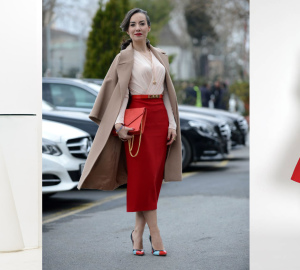 С чем носить красную юбку, фото. С чем одеть красную юбку — идеи модных образов