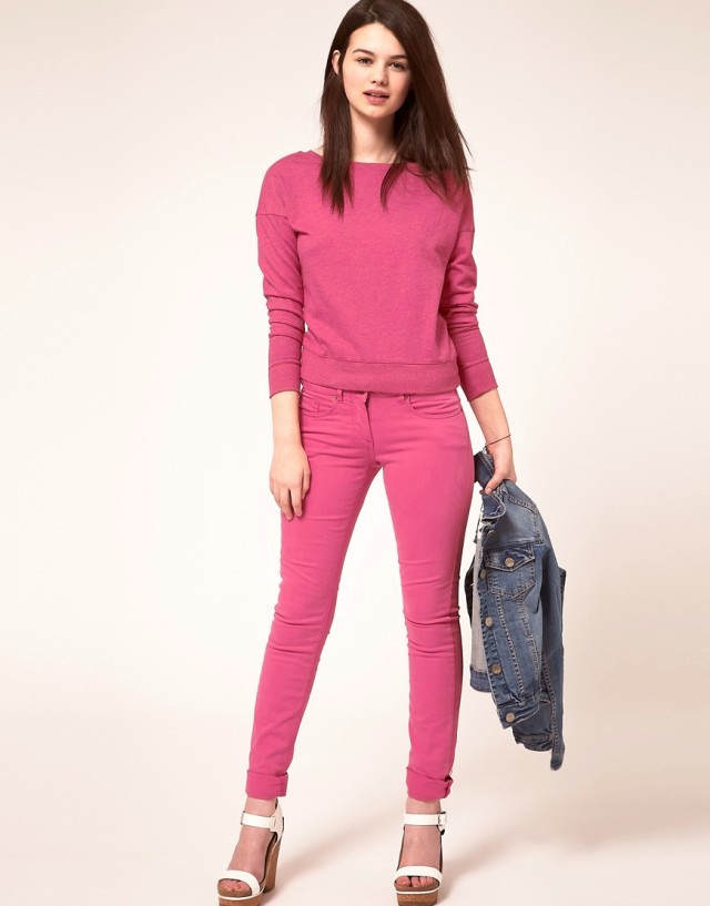 Moderne ženske hlače. Što nositi ružičaste hlače