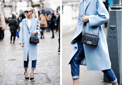 Τι να φορέσετε ένα μπλε παλτό, μια φωτογραφία. Ποιο χρώμα είναι κατάλληλο για μπλε παλτό. Πώς να επιλέξετε ένα κασκόλ σε μπλε παλτό