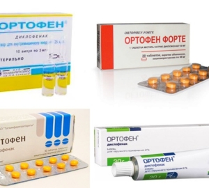 Pentru care Orthofen este prescris și de la care ajută. Tablete, unguent, injecții, gel ortofen - instrucțiuni de utilizare. Care sunt analogii lui Orthofen