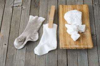 How to wash white socks at home. How to easily whiten white socks