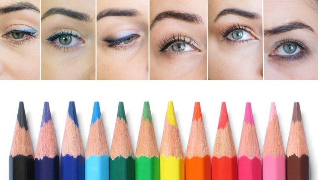 چگونه می توان چشم ها را با مداد رنگ کرد. ما یک رنگ مداد را برای چشم انتخاب می کنیم. چگونگی قرعه کشی و آوردن چشم ها با مداد در مراحل ابتدایی. چگونه فلش را در مقابل مداد قرعه کشی کنیم